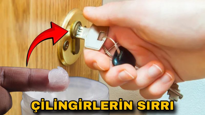 Kapı kilidine vazelin sürün: Anında değişiyor