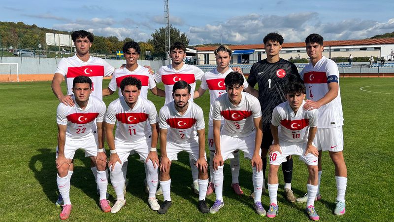 19 Yaş Altı Milli Futbol Takımı, İsveç'e 4 attı