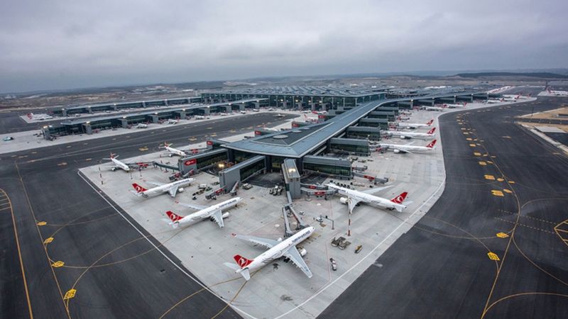 İstanbul Havalimanı günlük bin 580 uçuşla Avrupa'nın en yoğun havalimanı oldu