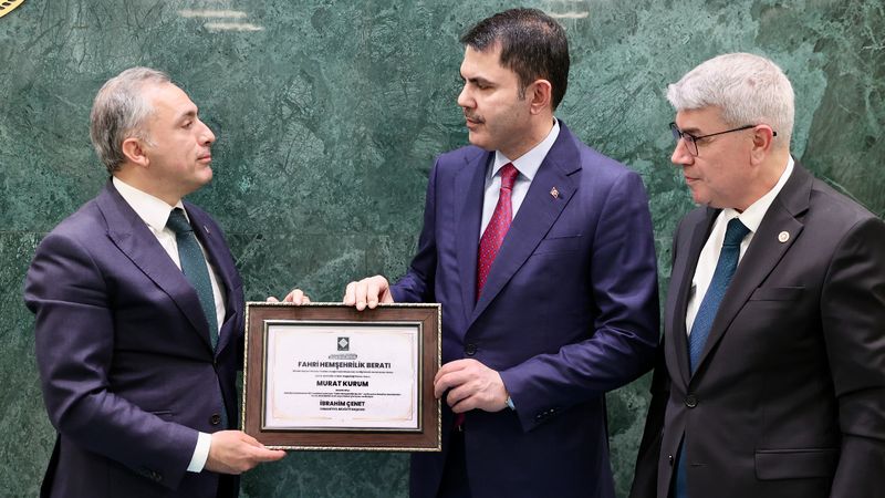 Murat Kurum, Osmaniye’nin de fahri hemşehrisi oldu