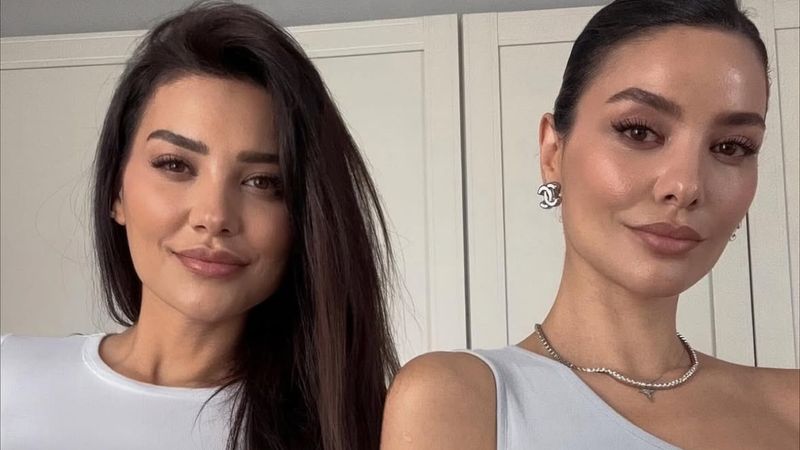 Hazal Filiz Küçükköse tek yumurta ikizini paylaştı