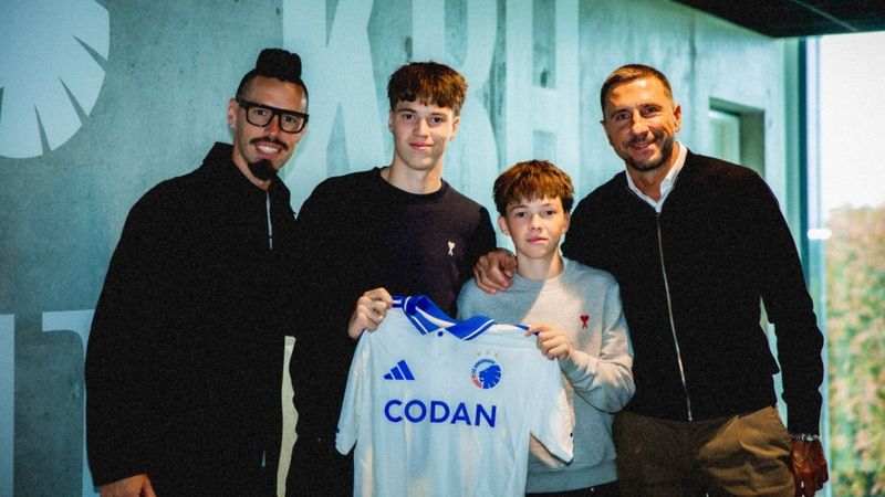 Marek Hamsik'in oğlu, Kopenhag ile imzaladı