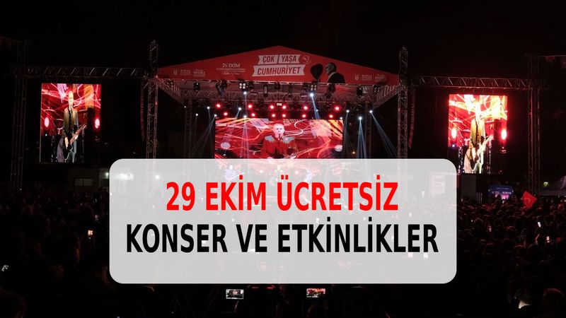 29 Ekim 2025 ücretsiz konserler ve etkinlikler: İstanbul ilçe ilçe konser takvimi