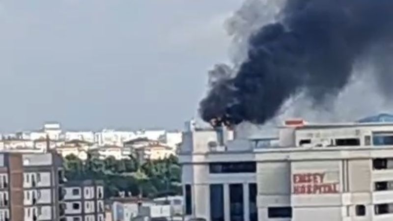 Pendik'te hastanede yangın
