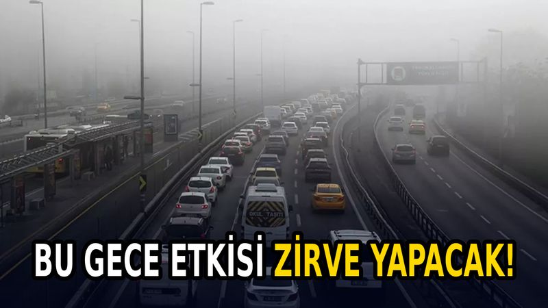 İstanbul için alarm verildi: Bu gece herkes hazırlıklı olsun…