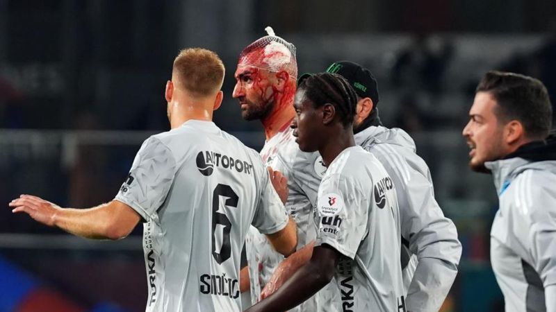 Serdar Dursun kanlar içinde oynadı