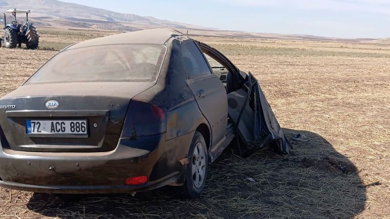 Siirt’te takla atan otomobilde genç fırladı: 1 ölü 1 ağır yaralı