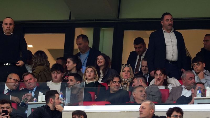 Vincenzo Montella, Galatasaray - Trabzonspor maçını izledi