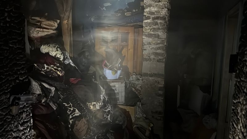 Karabük'te apartman dairesinde çıkan yangını itfaiye söndürdü