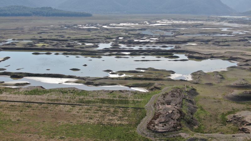 İzmir'de Tahtalı Barajı, tarihinin en düşük seviyesinde