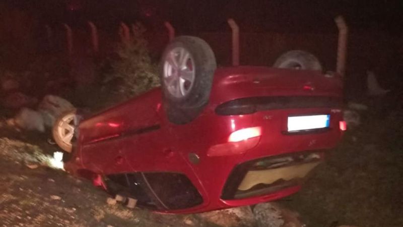 Çanakkale'de takla atan otomobilin sürücüsü öldü