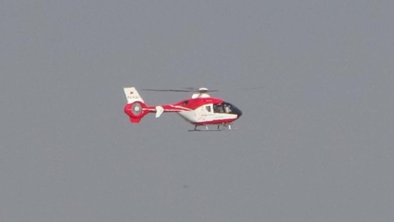 Van’da kalp hastası 3 aylık bebek helikopter ve uçak seferber edildi