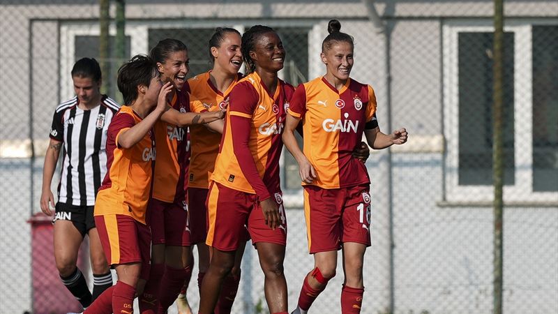 Kadınlar derbisinde Galatasaray, Beşiktaş'a 5 attı!