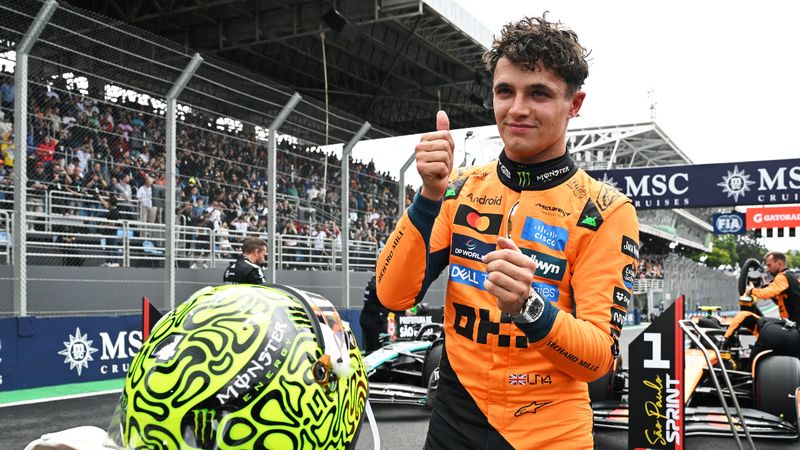 Formula 1 Brezilya Grand Prix'sinde sprint yarışını Lando Norris kazandı
