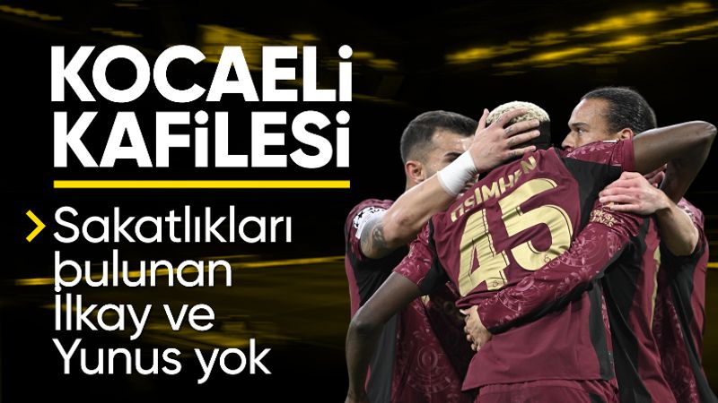 Galatasaray, Kocaelispor maçının kamp kadrosunu açıkladı