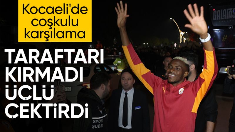 Galatasaray kafilesi Kocaeli'de!