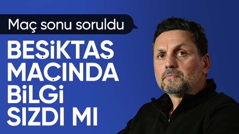 Erol Bulut'tan Beşiktaş maçı sonrası casusluk sözleri