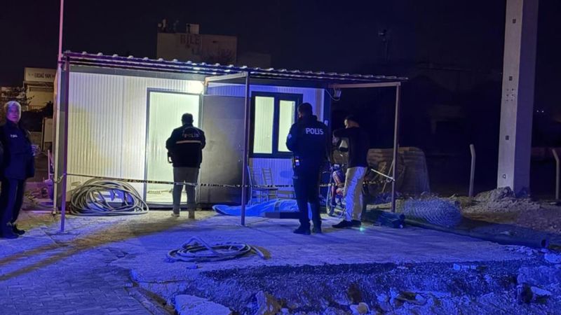Kayseri'de bekçi kulübesinin önünde ceset bulundu
