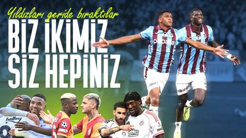 Trabzonspor’da Onuachu ile Augusto zirvede