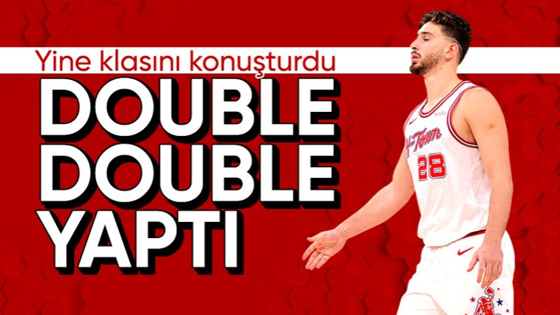 Alperen Şengün'den, Washington Wizards karşısında double double