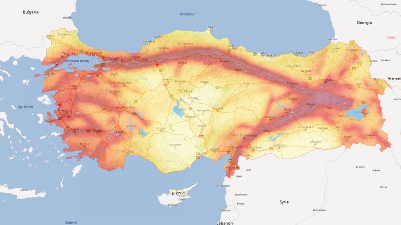 Türkiye'nin deprem tehlike haritası: Diri fay hatları ve risk alanları