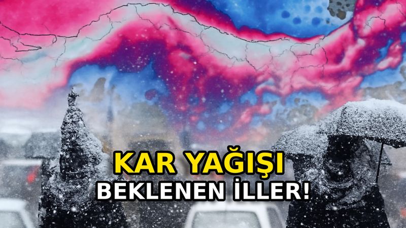 8 ilde kar alarmı: Bu gece başlıyor
