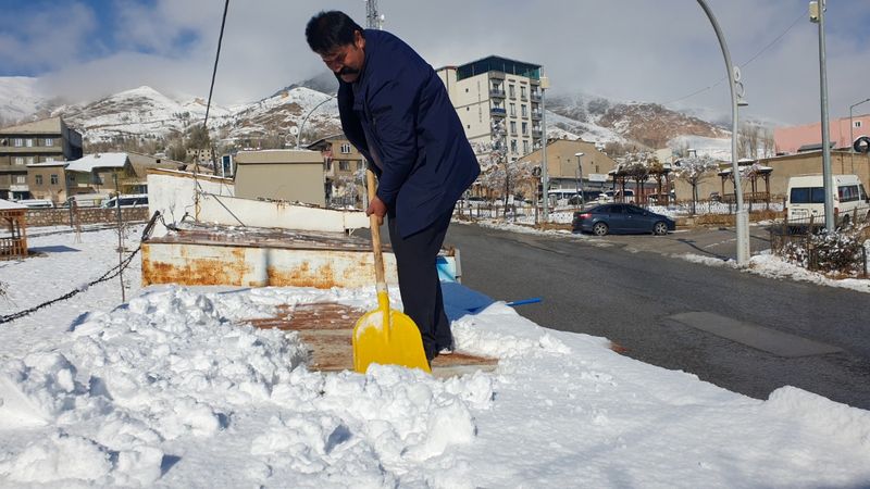 Van'da kar yağışı etkili oldu