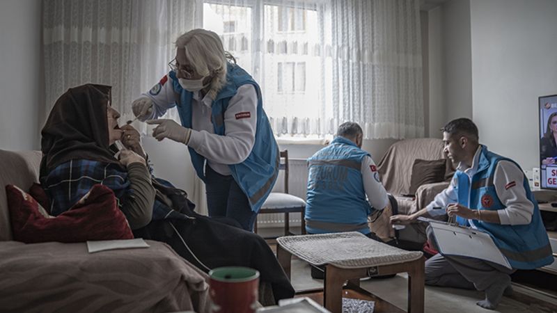 Erzurum’da evde diş sağlığı hizmeti