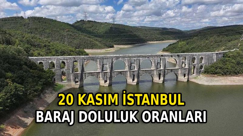 Risk büyüyor: İşte 20 Kasım İSKİ baraj doluluk oranları