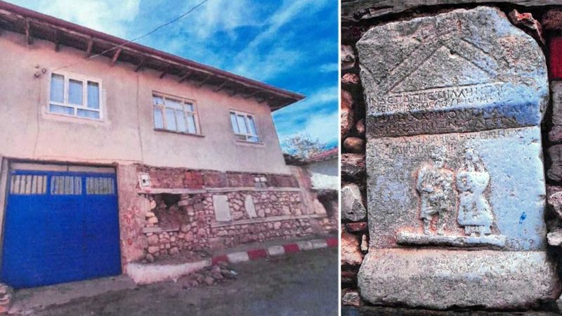 Isparta'da tarihi taşı yerinden söken muhtar tutuklandı