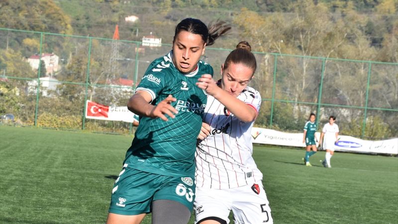Giresun Sanayispor'a Ünye Kadın SK karşısında tek gol yetti