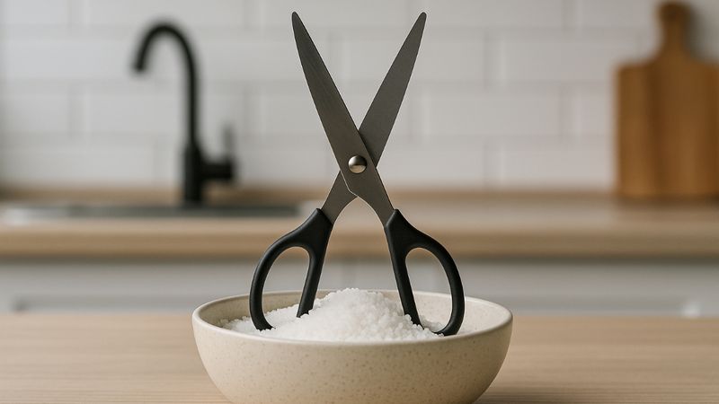 Makasları tuzlayın, bakın ne işe yarayacak..