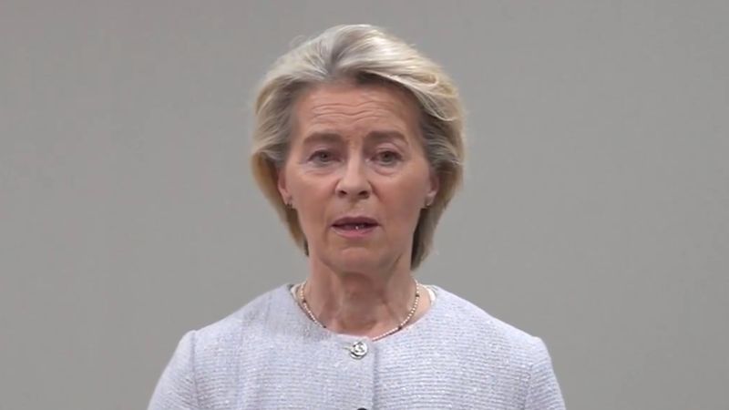 AB Komisyonu Başkanı Von der Leyen: Sınırlar, güç kullanılarak değiştirilemez