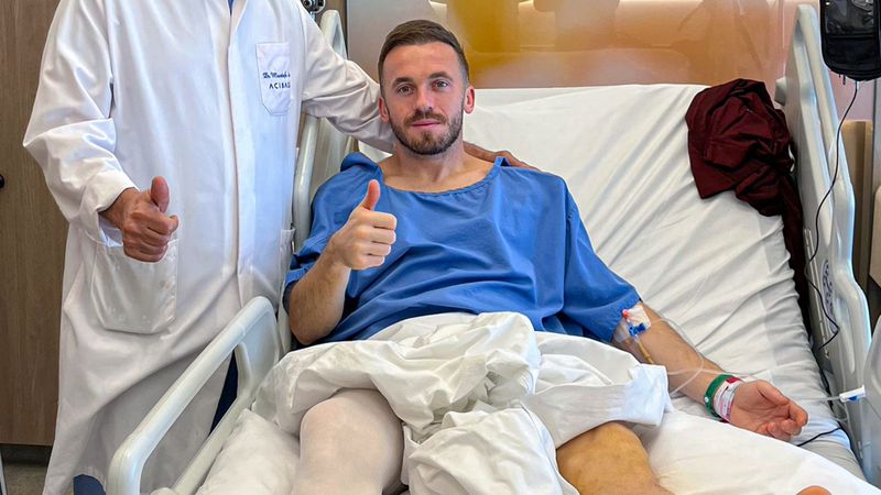 Trabzonspor'da Edin Visca, ameliyat edildi