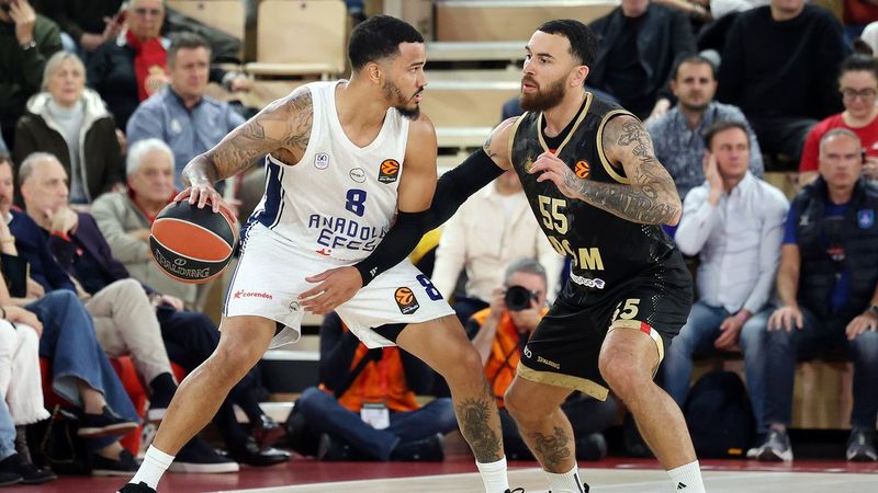 Anadolu Efes deplasmanda Monaco'ya farklı kaybetti