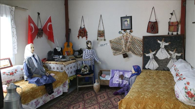 Hatay'da kayınvalidesinden kalan evi müzeye dönüştürdü