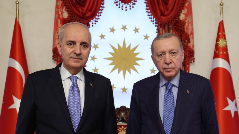 Cumhurbaşkanı Erdoğan, Numan Kurtulmuş’u kabul etti