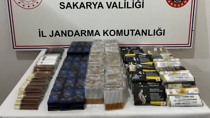 Sakarya'da 3 ilçede kaçakçılık operasyonu: 3 gözaltı