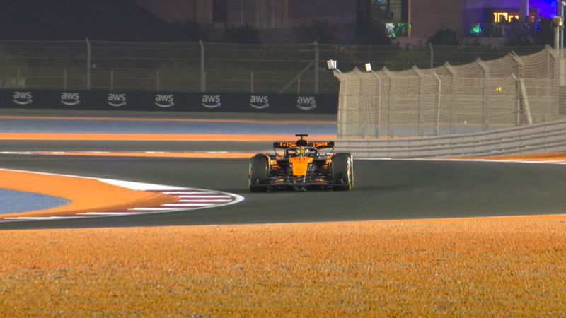 Formula 1 Katar Grand Prix'sinde sprint yarışını Oscar Piastri kazandı