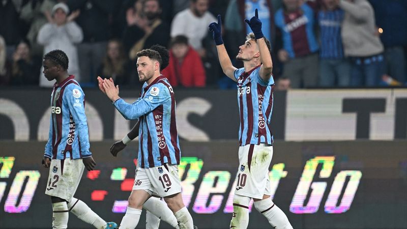 Trabzonspor, zirve yarışını sürdürdü