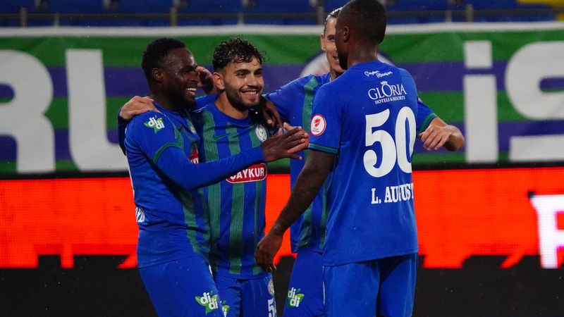 Rizespor sahasında Pendikspor'a gol oldu yağdı
