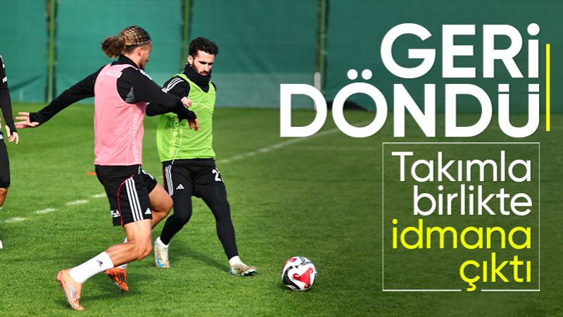 Beşiktaş'ta Rafa Silva idmana katıldı