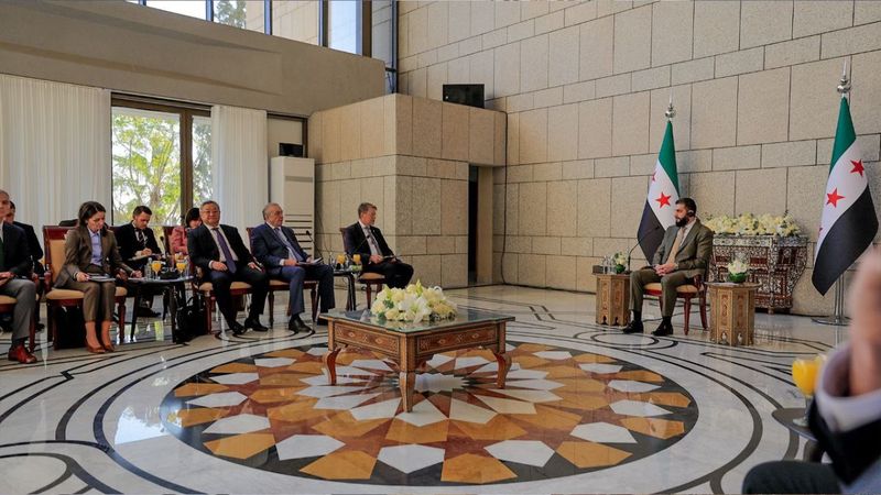 BMGK heyetinden Suriye'ye ilk ziyaret: Ahmed Şara ağırladı