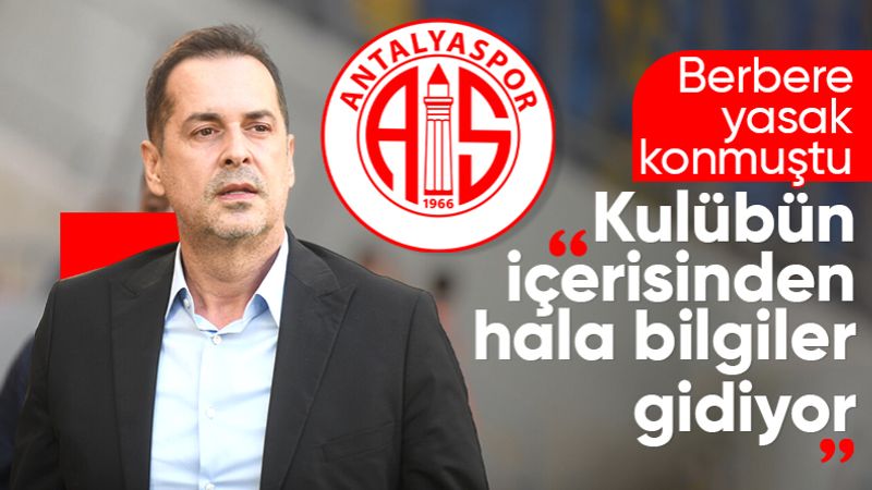 Antalyaspor'da casusluk krizi devam ediyor!