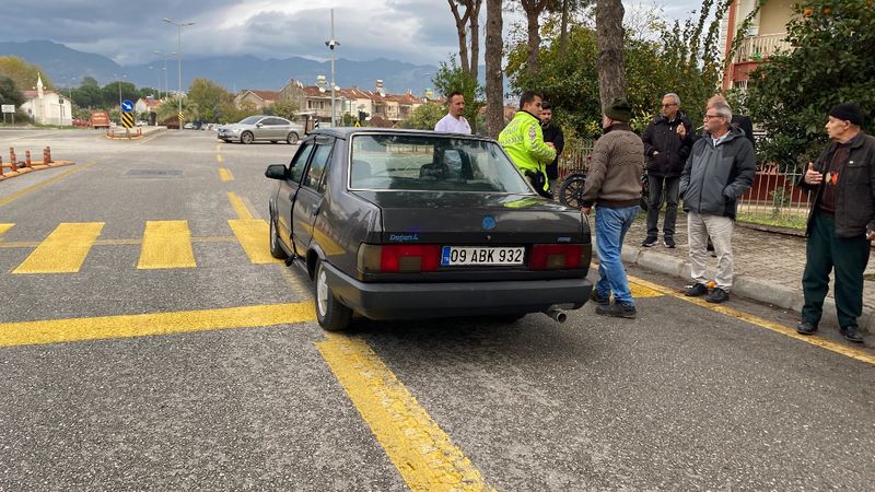 Aydın'da yaya geçidinde kaza: 1 yaralı