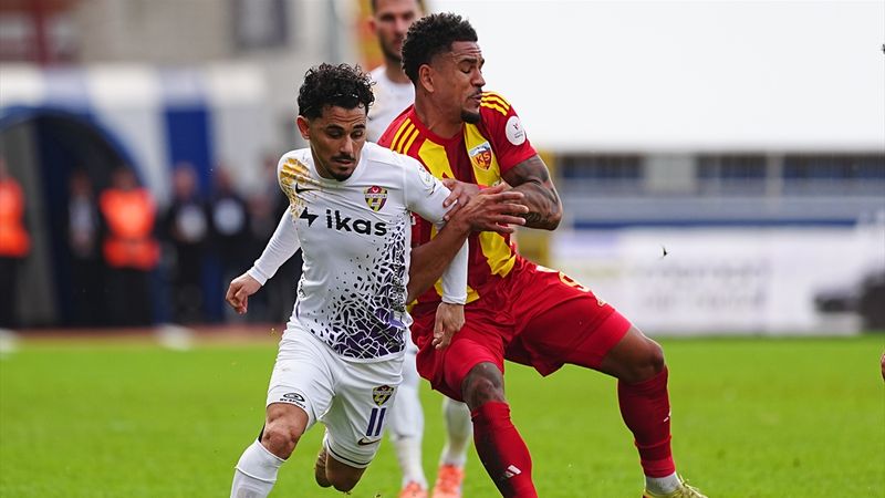 Eyüpspor - Kayserispor maçında kazanan yok!