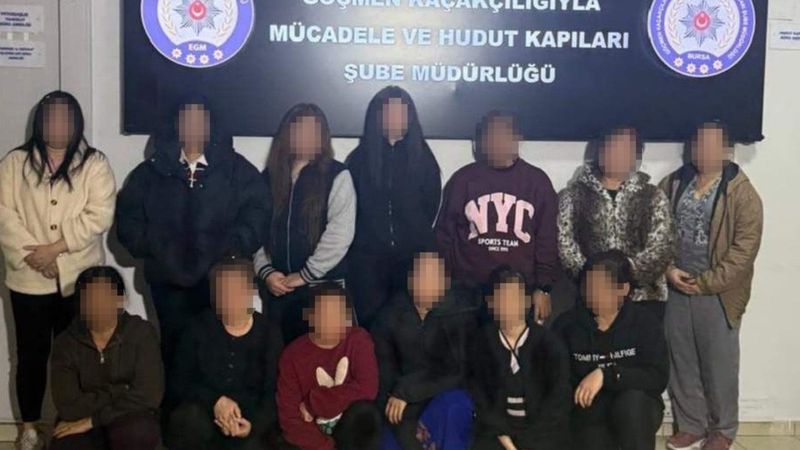 Bursa'da masaj salonlarına operasyon: Kaçak çalışan 13 kişi yakalandı