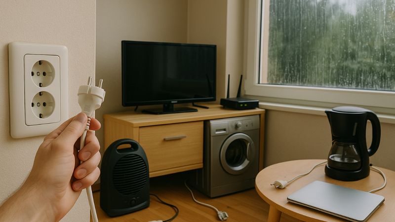 Yağmurlu havada fişten çıkarın: Bu eşyalar pişman ediyor...