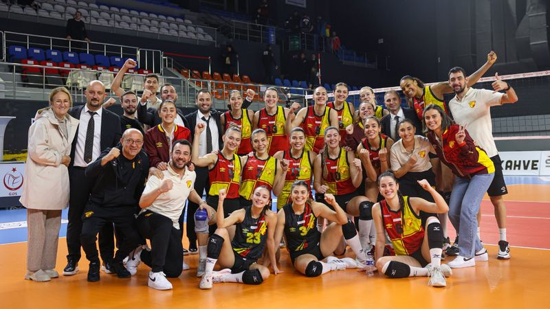 Göztepe, Bahçelievler Belediyespor'a set vermedi