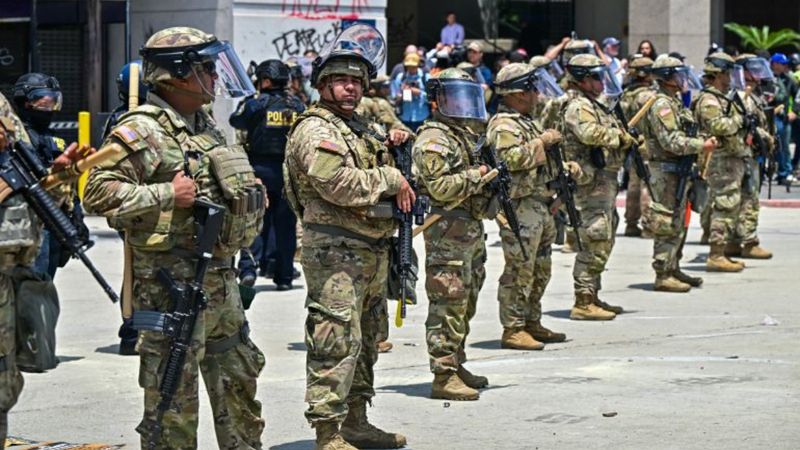 Los Angeles'ta yargıçtan Trump yönetimine Ulusal Muhafız freni